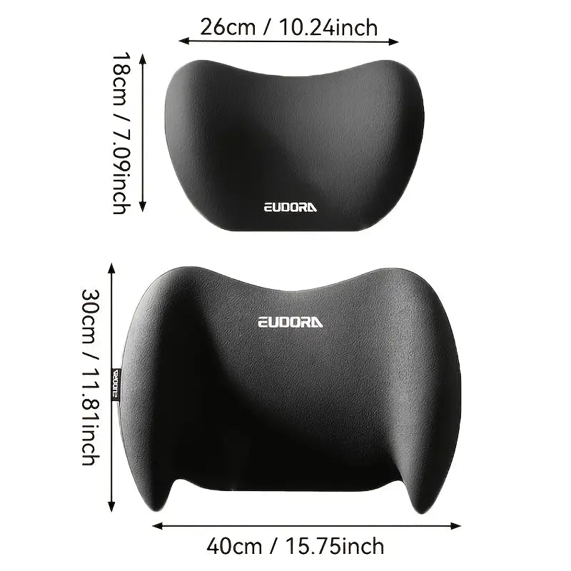 Car Seat Neck & Lumbar Support Set – Instant Back Pain Relief