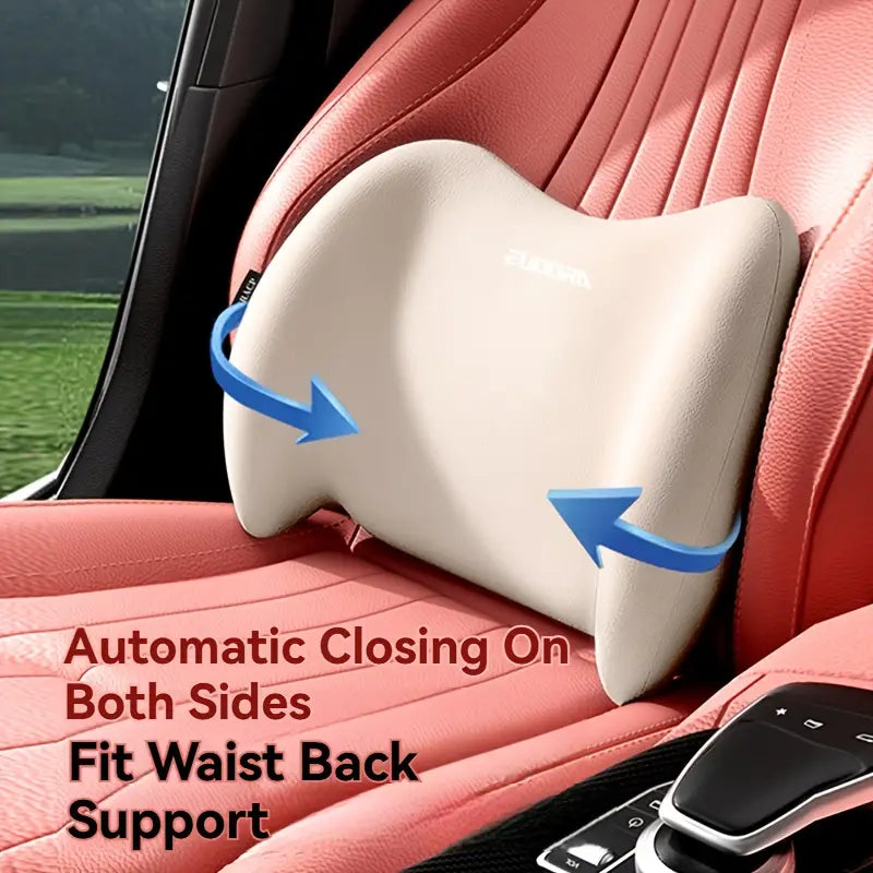 Car Seat Neck & Lumbar Support Set – Instant Back Pain Relief